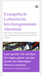 Mobile Screenshot of kirche-altenholz.de